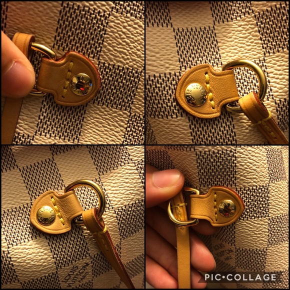 💋SOLD Louis Vuitton Neverfull MM Azure - Picture 6 of 8